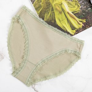 Damen Baumwollhöschen grün - Unterwäsche