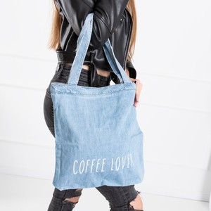 Damen Denim Coffee Lover Handtasche - Accessoires