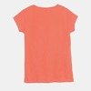 Damen-Korallen-T-Shirt mit Aufdruck - Blusen 1