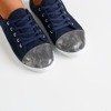 Damen Navy Sneakers mit durchbrochenem Zinaida - Footwear