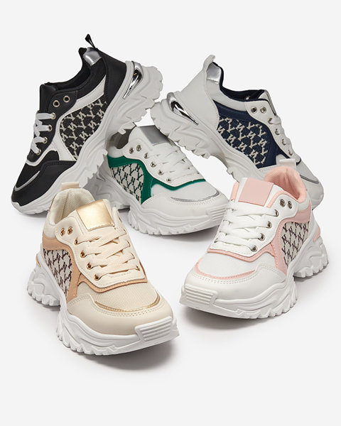 Damen-Sportsneaker in Weiß und Rosa Umikatu - Footwear