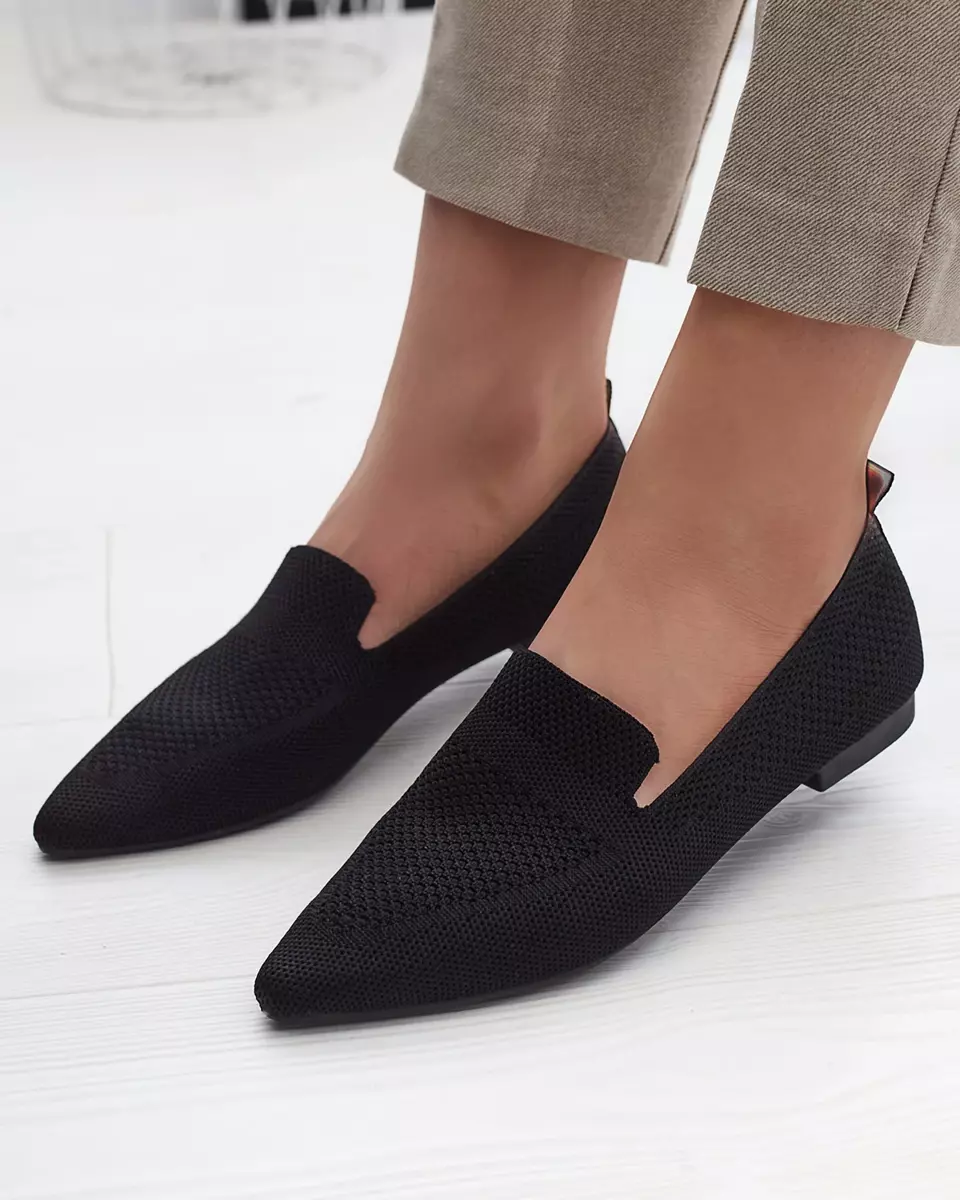 Damen Stoffballerinas in schwarz Aqsak- Footwear