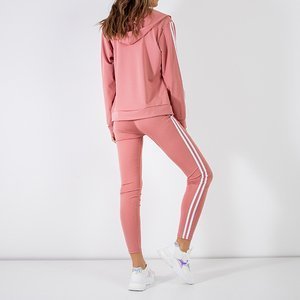 Damen rosa 3-teiliges Sport-Set - Kleidung