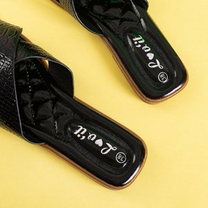 Damenschuhe Edila schwarz lackiert - Schuhe