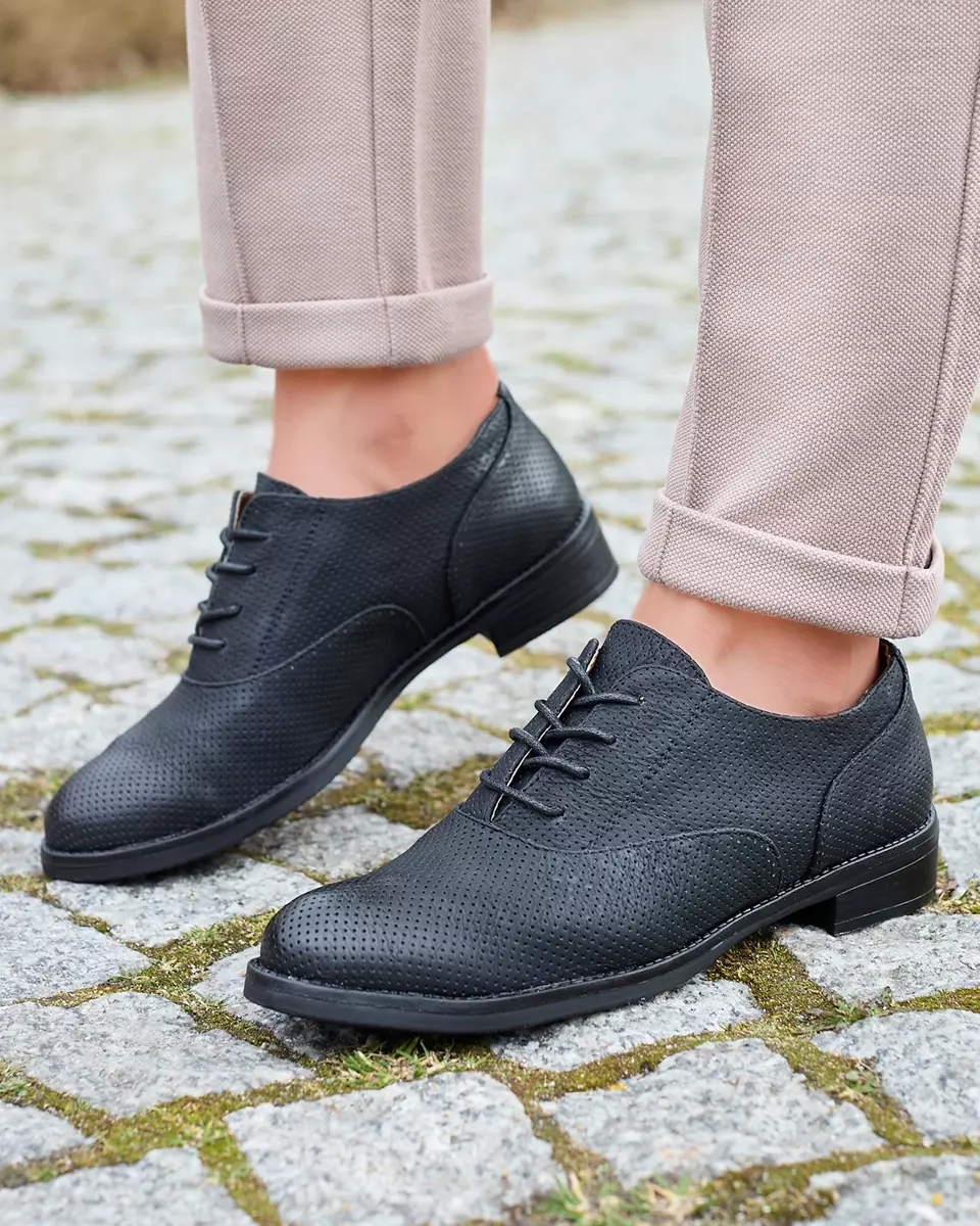 Durchbrochene Halbschuhe für Damen in schwarz Azedvi - Footwear