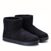 Emo schwarz isolierte Schneeschuhe - Schuhe