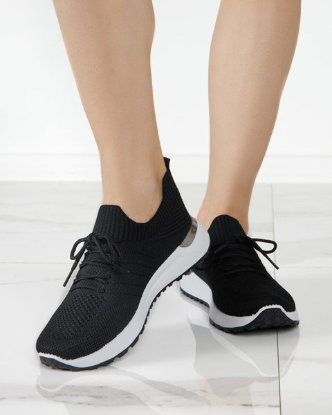 Erina Sportschuhe aus schwarzem Stoff für Damen - Schuhe