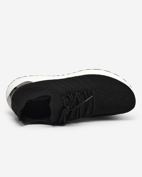 Erina Sportschuhe aus schwarzem Stoff für Damen - Schuhe