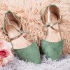 Flache Ballerinas für grüne Frauen Vosia - Footwear