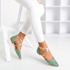 Flache Ballerinas für grüne Frauen Vosia - Footwear