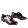 Flache Schuhe in Burgund Dark Crystal - Footwear