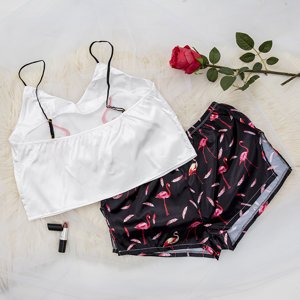 Frauen Black Flamingo Pyjamas - Kleidung
