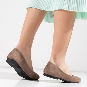 Frauen Khaki Ballerinas Lanvies - Schuhe