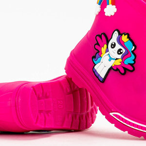Fuchsia Regenstiefel für Mädchen Uncon - Footwear