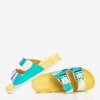 Gelbe Flip-Flops mit holographischem Finish Sumire - Footwear 1