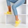 Gelbe Slip-Sportschuhe für Damen - auf Andalia - Schuhe
