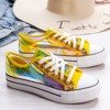 Gelbe transparente Sneakers Cosmo - Schuhe