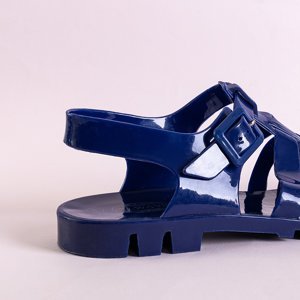 Gladisy dunkelblaue Gummisandalen für Damen - Schuhe