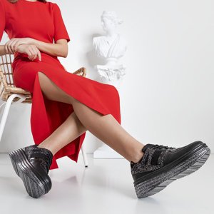 Gold Poppaea Platform Sneakers für Damen - Schuhe