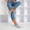 Graue Slipper-Sportschuhe für Damen - auf Poliea - Schuhe 1