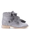 Grey, suede with studs workery Paisley - Shoes