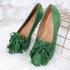 Grüne Ballerina mit Quasten Spring Garden - Schuhe