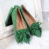 Grüne Ballerina mit Quasten Spring Garden - Schuhe