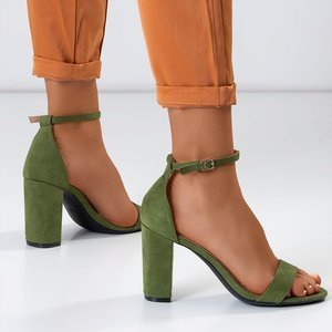 Grüne Damensandalen auf dem Anniet Post - Footwear