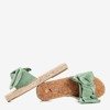 Grüne Flip-Flops mit Schleife Playa - Footwear 1