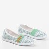 Grüne Slip-On-Sneakers mit Streifen Arimida - Footwear 1