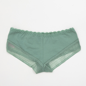 Grüner Spitzenhöschen für Damen - Unterwäsche