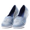Hellblaue Keilabsatzschuhe Reese - Footwear