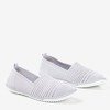 Hellgraue Slip-On-Sneakers Yeqa - Footwear 1