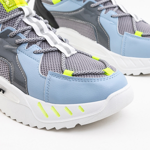 Herren-Sportschuhe mit Neon-Elementen Aitaro- Footwear