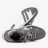 Huwo Grey and White Herren Sportschuhe - Schuhe