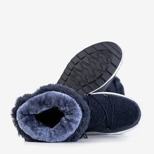 Isolierte Schneeschuhe der Damen von Columbita Marineblau - Schuhe