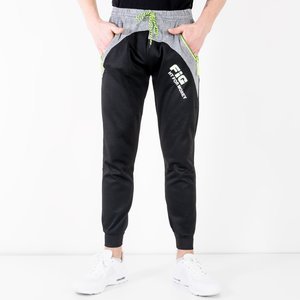 Jogginghose für schwarze und graue Männer - Kleidung