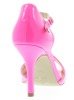 Lackierte Sandalen in der Farbe Guisera neon pink - Schuhe