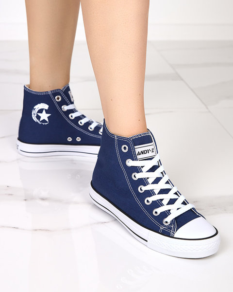 Marineblaue Garet-Sneakers für Damen - Schuhe