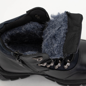 Marineblaue Stiefel für Jungen Reitsport - Schuhe