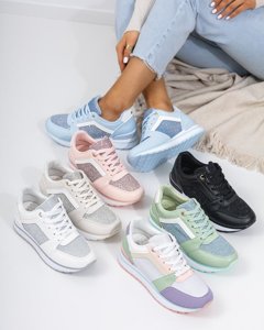 Mehrfarbige Damen-Sportsneaker mit Glitzer Berilan - Footwear