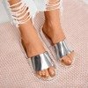 Mertisa Silber-Metallic-Flip-Flops - Schuhe 1