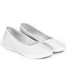 Milayas weiße Schuhe mit Keilabsatz - Schuhe