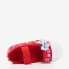 Miniballerinas mit roten Blumen für Kinder - Schuhe