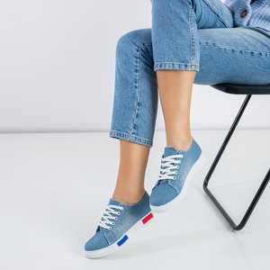 Motia Blue Denim Damen Sneakers - Schuhe