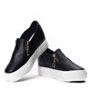 Navy Slip-On-Wedge-Sneakers Carlee-Footwear