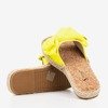 Neongelbe Flip-Flops mit Schleife Playa - Footwear 1