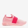 Neonrosa Sport-Slipper-Damenschuhe - auf Andalia - Schuhe 1