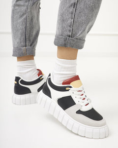 Nortelo Black and White Damen Sportschuhe - Schuhe