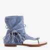 OUTLET Blaue Flip-Flops mit Semara-Obermaterial - Schuhe
